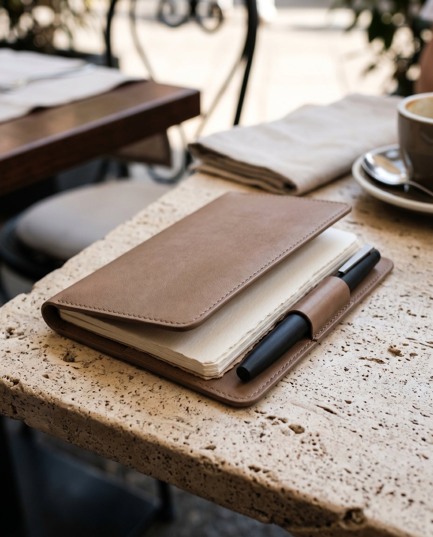 Notiz-Etui · Stift und Karte