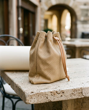 Schuh-Pouch Sandfarben, Ansicht 2